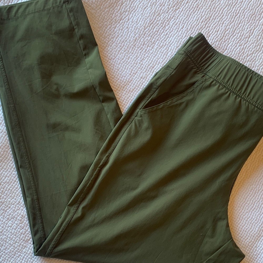 Eddie Bauer Olive Green Track Pants Joggers